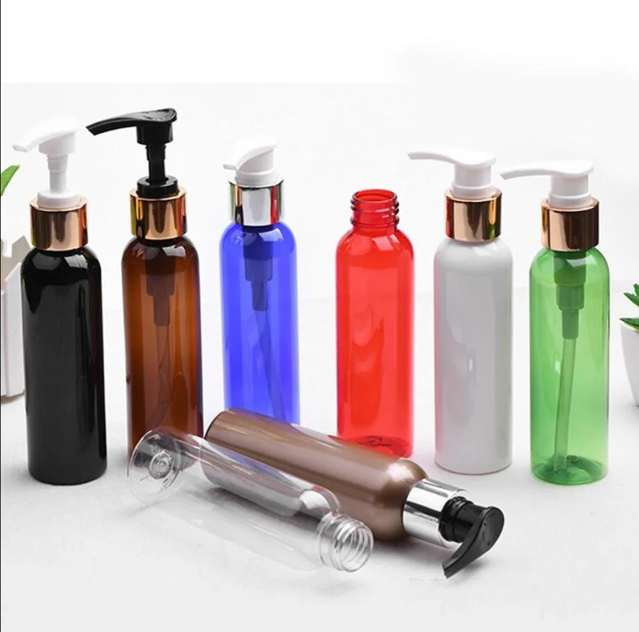 100ml120ML round plastic  PET BOTTLE  toilet water lotion emulsion serum essential toner skin care cosmetic packing