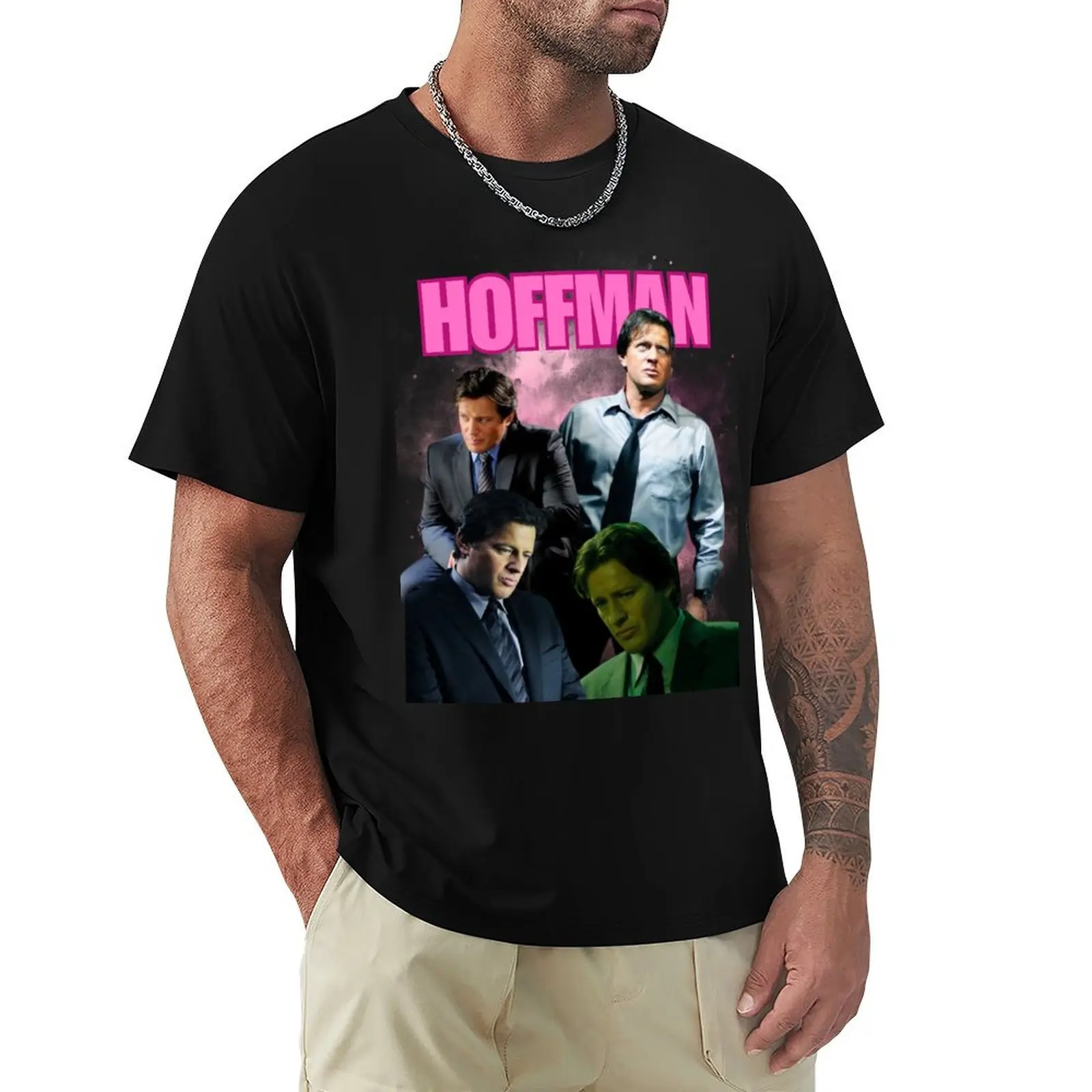 

Mark Hoffman Saw X Pink Design T-Shirt new edition summer tops mens cotton t shirts