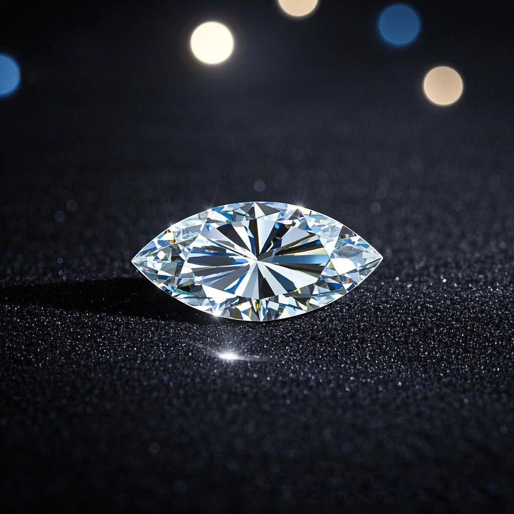 

Wuzhou Factory Sale Moissanite Diamond 0.5CT 1CT 2CT 3CT Marquise Cut GRA Moissanite D VVS Moissanite Loose Gemstone
