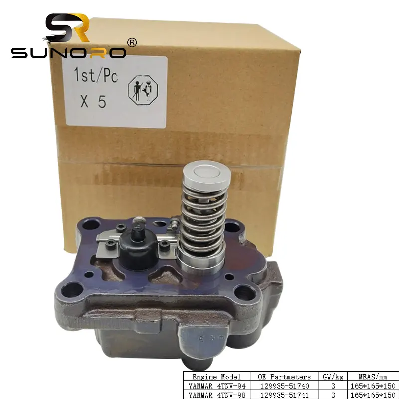 SUNORO Diesel engine 4TNV94 4TNV98 4TNV94L 4TNV98T fuel injection pump Head Rotor X5 129935-51740 129935-51741