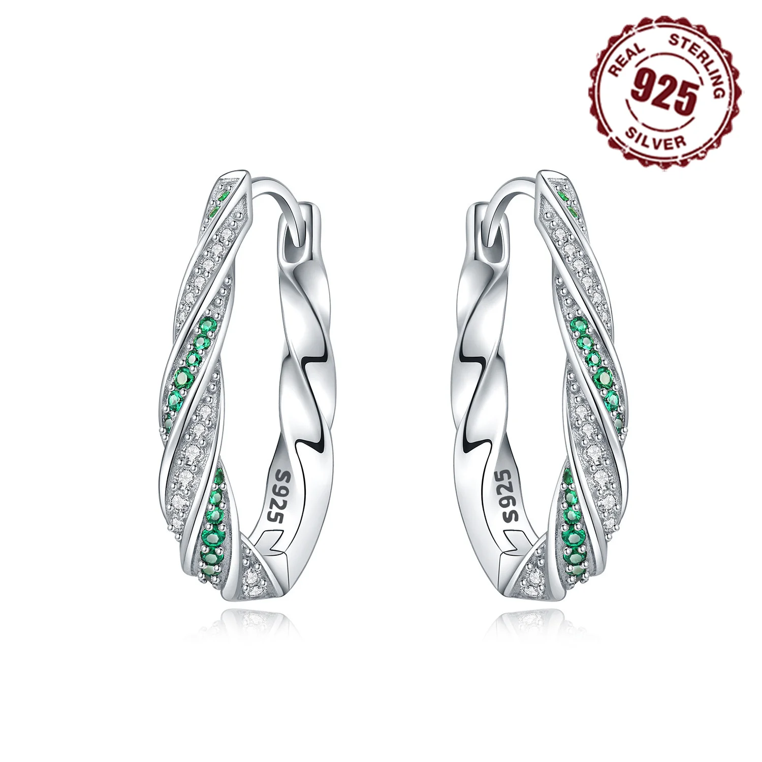 925 Sterling Silver Simple Versatile Earring Jewelry Fashion Hoop Earrings For Women Jewelry Birthday Party Fine Gifts