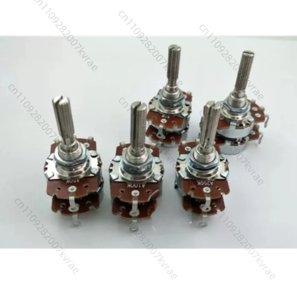 Antique volume potentiometer with dual taps A50K A100K A250K A500K A1M 8-pin