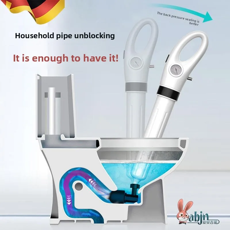 

Universal Toilet Plunger High Prure Air Drain Cleaner Home ential Batoom Tool for Pipe Cleaning Household Chores