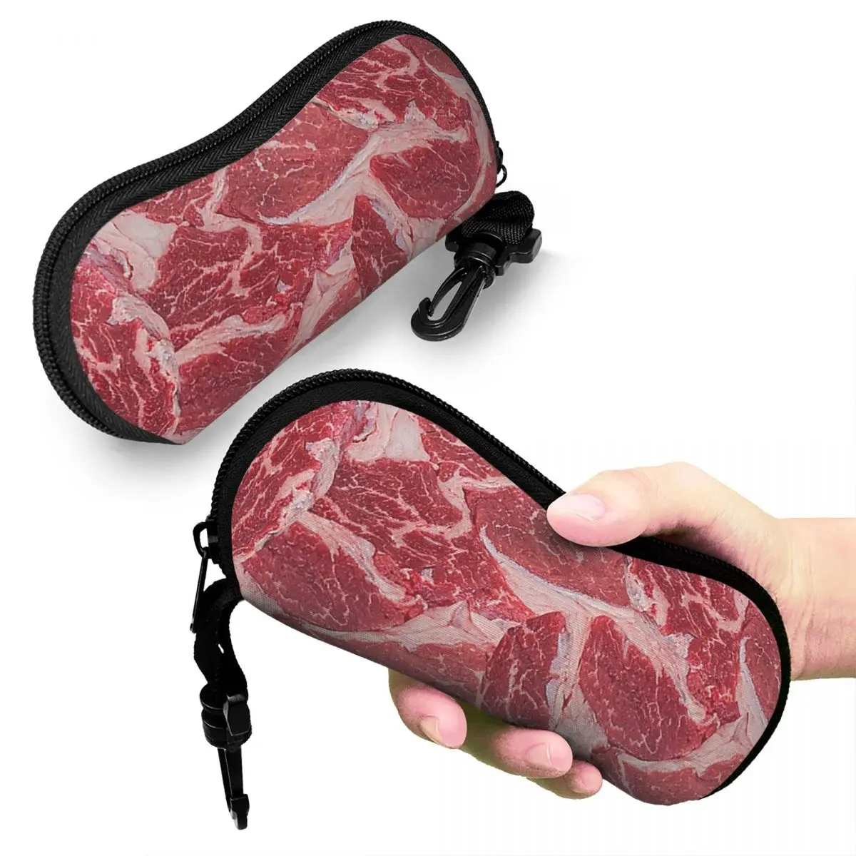 

Meat Shell Glasses Case Protector Sunglasses Box Women Men Soft Eyeglass Bag Pouch
