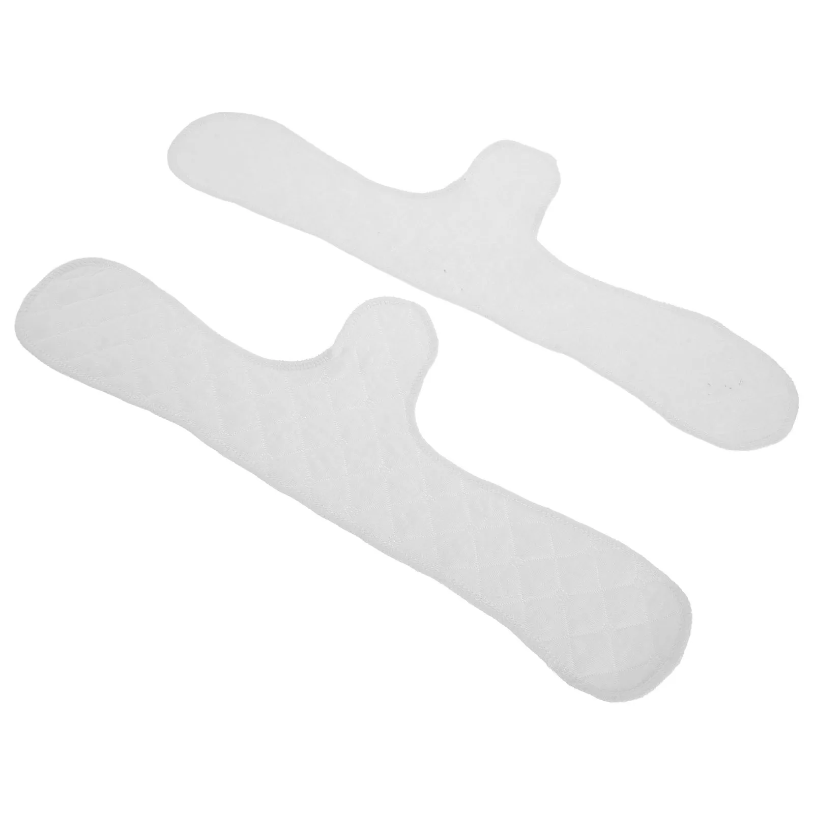 

2Pcs Sweat Absorbing Bra Liners Reusable Cotton Pads Moisture Control Soft Breathable Inserts for Women Comfort