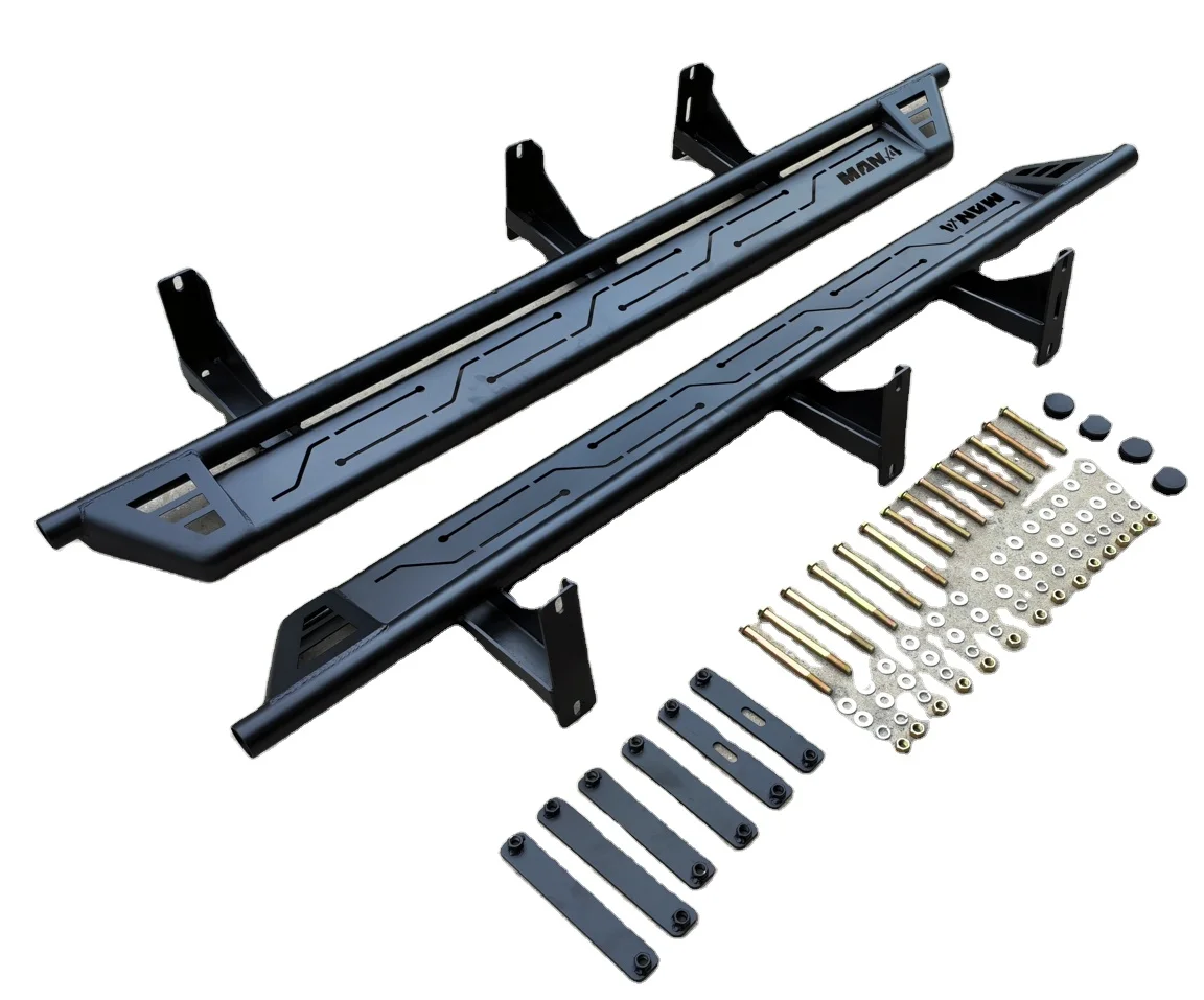 

MANx4 Running Board Steel Side Step Bar for Ranger Dmax Hilux Triton Pickup Tundra