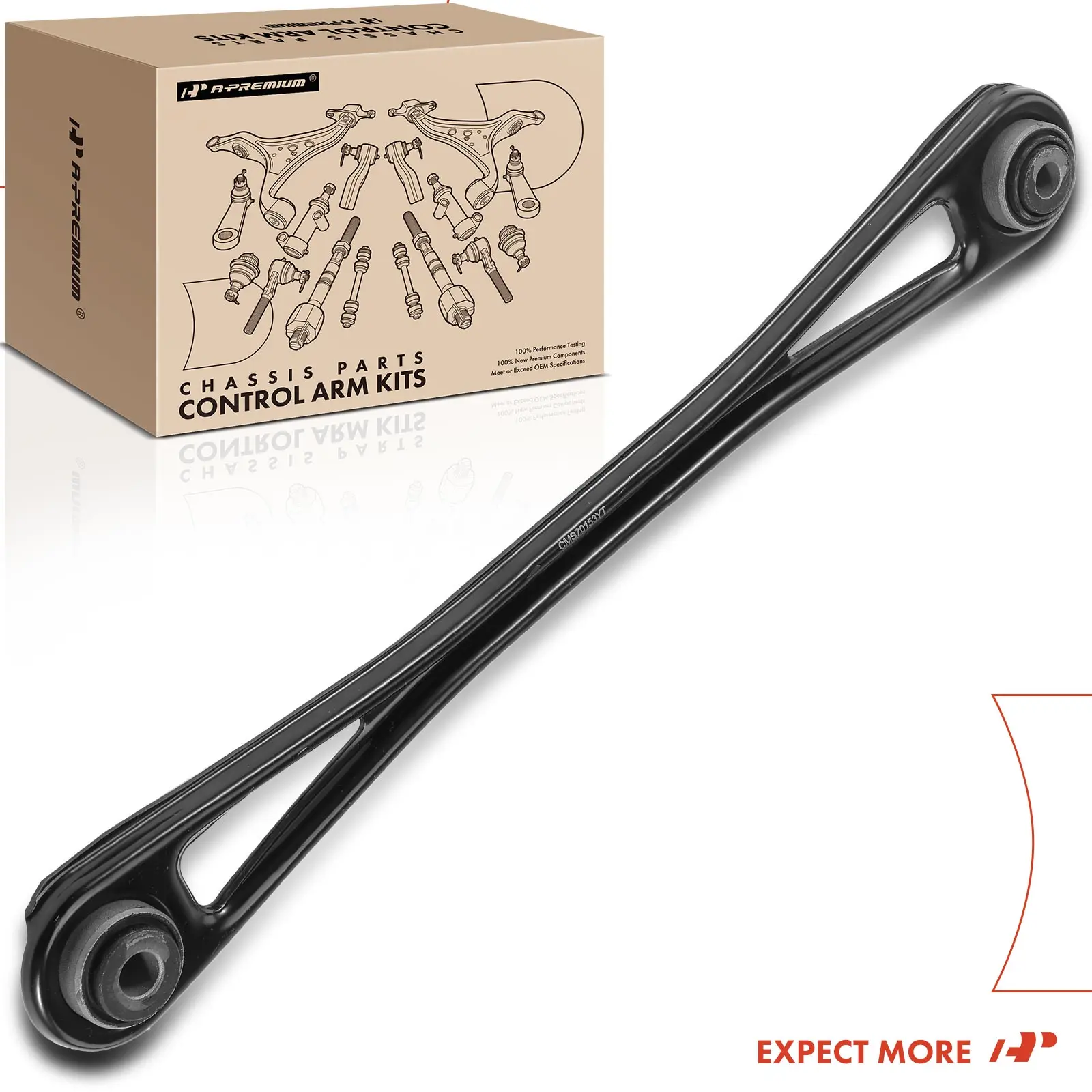 A-Premium Rear Lower Rearward Control Arm for Audi Q7 2007-2015 Porsche Cayenne 2003-2006 Volkswagen Touareg 2004-2010