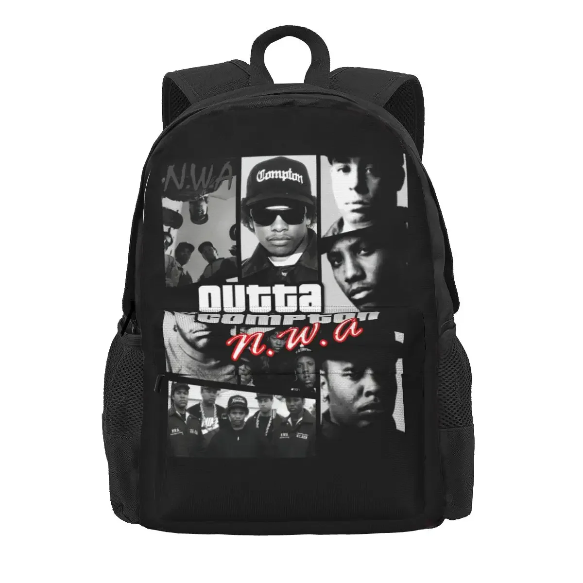 Nwa Compton Dr Dre Ice Cube Easy E Mc Ren Dj Yella Hip Hop Royalty Rap Large Capacity Backpack Swimming Bags For Travel