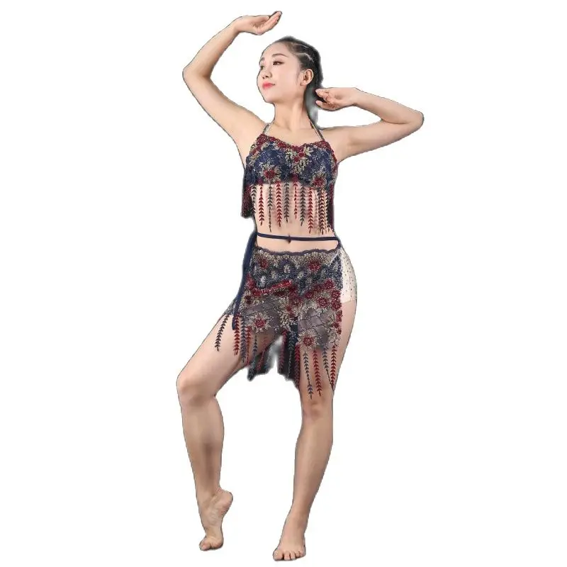 

Tassel Belly Dance Costume Crop Top Hip Scarf Indian Clothes Women Tribal Halloween Cosplay Carnival Festival Outfit Gypsy Sexy