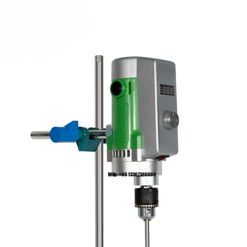 High-Viscosity Liquid Mixing Expert, Stable-Running Laboratory Stirrer with Digital Control & Overload Protection