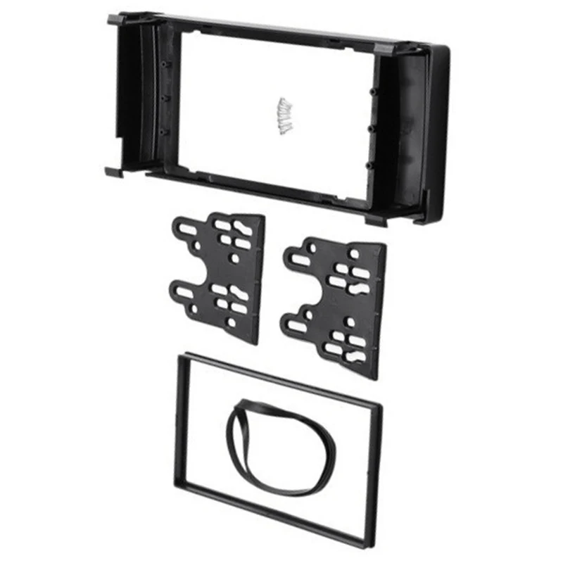 Fascia de Radio Double 2 DIN pour X5 (E53) 5 (E39) Kit de Montage de Tableau de Bord pour Radio CD CD