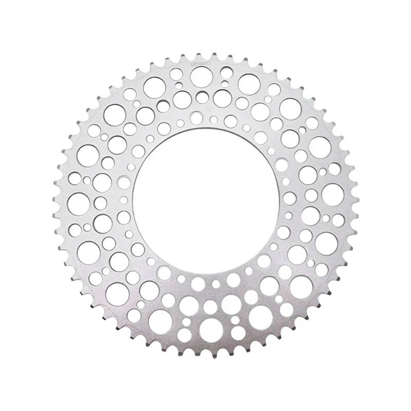 Liteproelite Starry Sky Bubble Chainring 130BCD Round 54T 56T 58T Tooth Plate MTB Mountain Bike Folding Bicycle Chainwheel