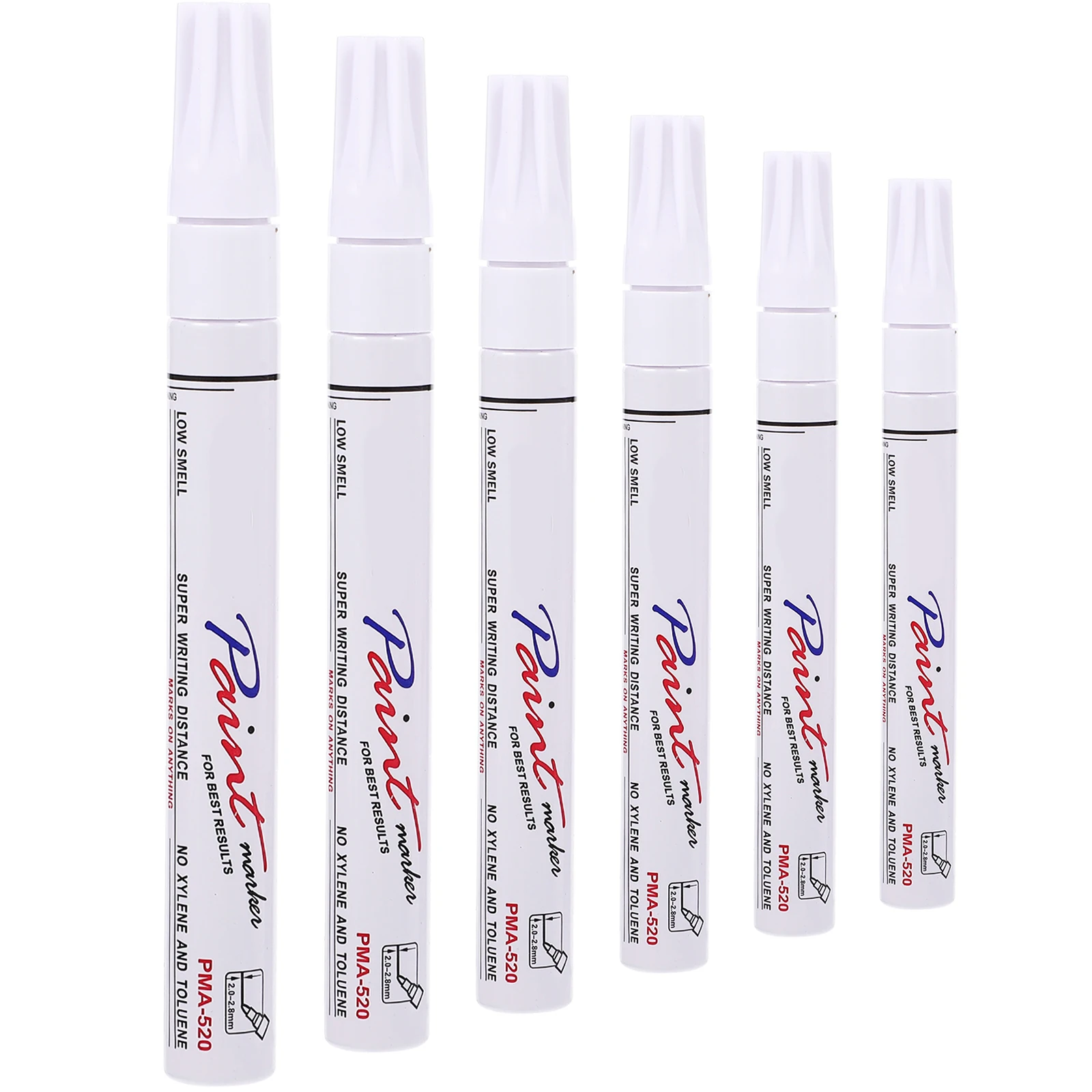 6 Pcs Marker Pen Painting Pens Car Markers Graffiti Scratch Remover Tool Care