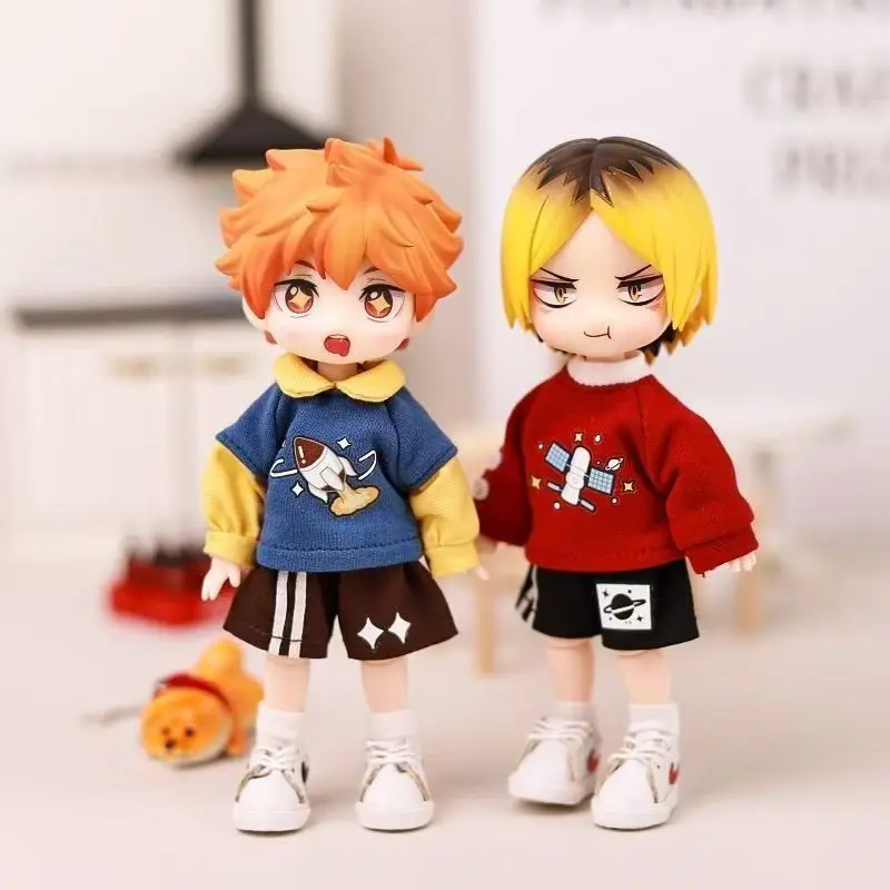 OB11 Clothes Jumper Sweatshirt Hippop Shorts Set Decoration Molly, GSC Body, 1/12bjd Doll Clothes Toy Clothing