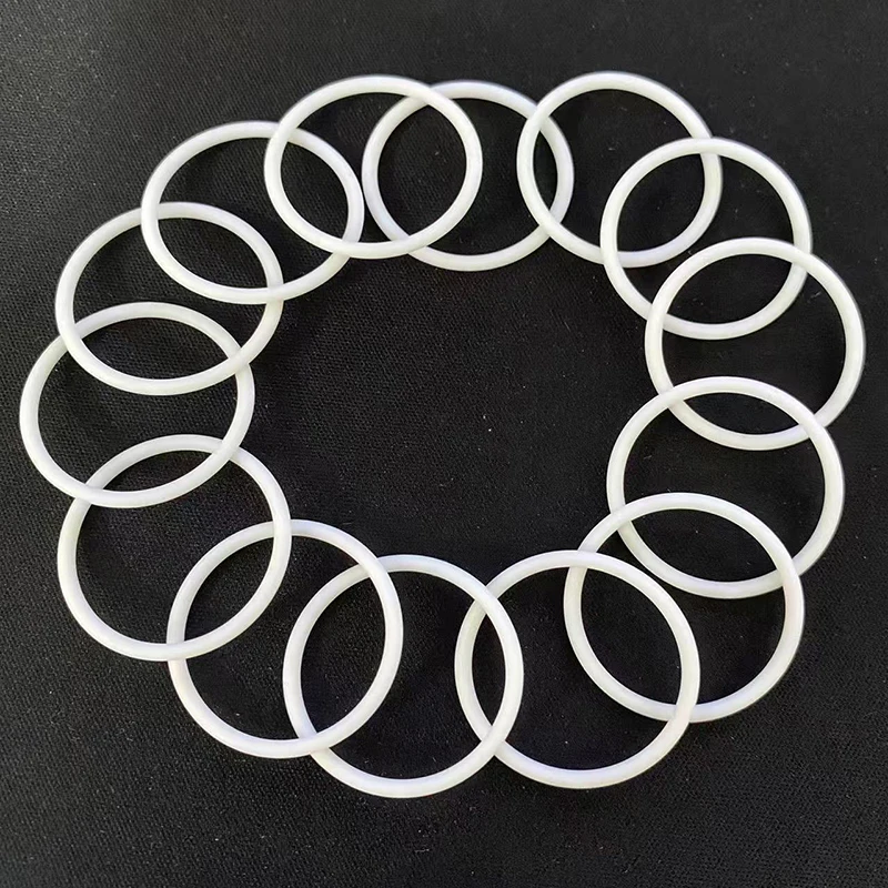 Pure PTFE O-ring PTFE Polytetrafluoroethylene O-ring CS 2mm Corrosion Resistance and High and Low Temperature Resistance