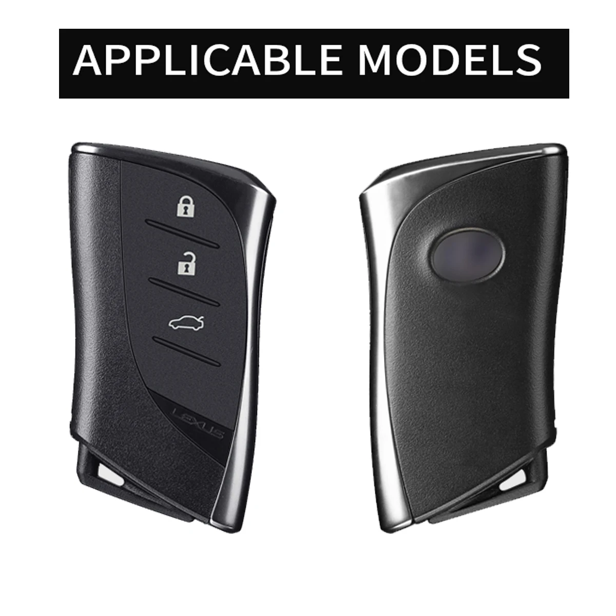 Funda de fibra de carbono para mando a distancia de coche, accesorio para Lexus ES200-ES350, GX460, LC500, LS350, LS500h, LX600, NX300h, UX200, UX250h, UX260h