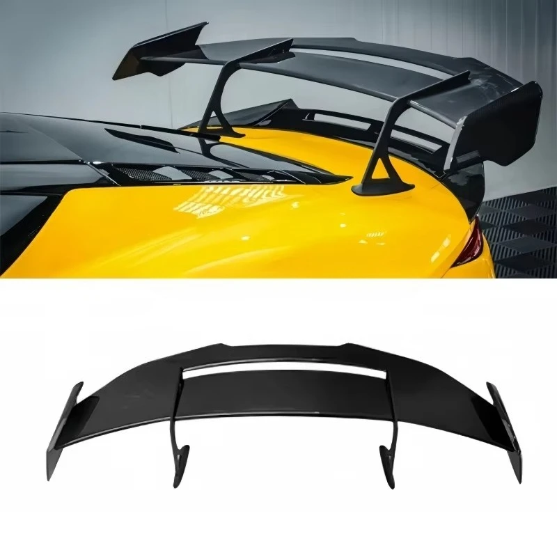 High Quality Dry Carbon Fiber Mono Style Wing for  Spoiler Lip Splitter Body Kit