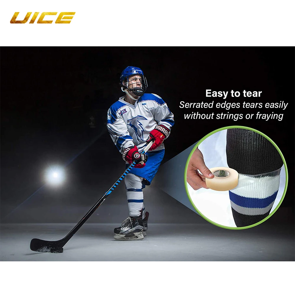 Nastro da Hockey trasparente nastro per calzini con parastinchi in PVC 2.5cm x 25m accessori sportivi per Hockey