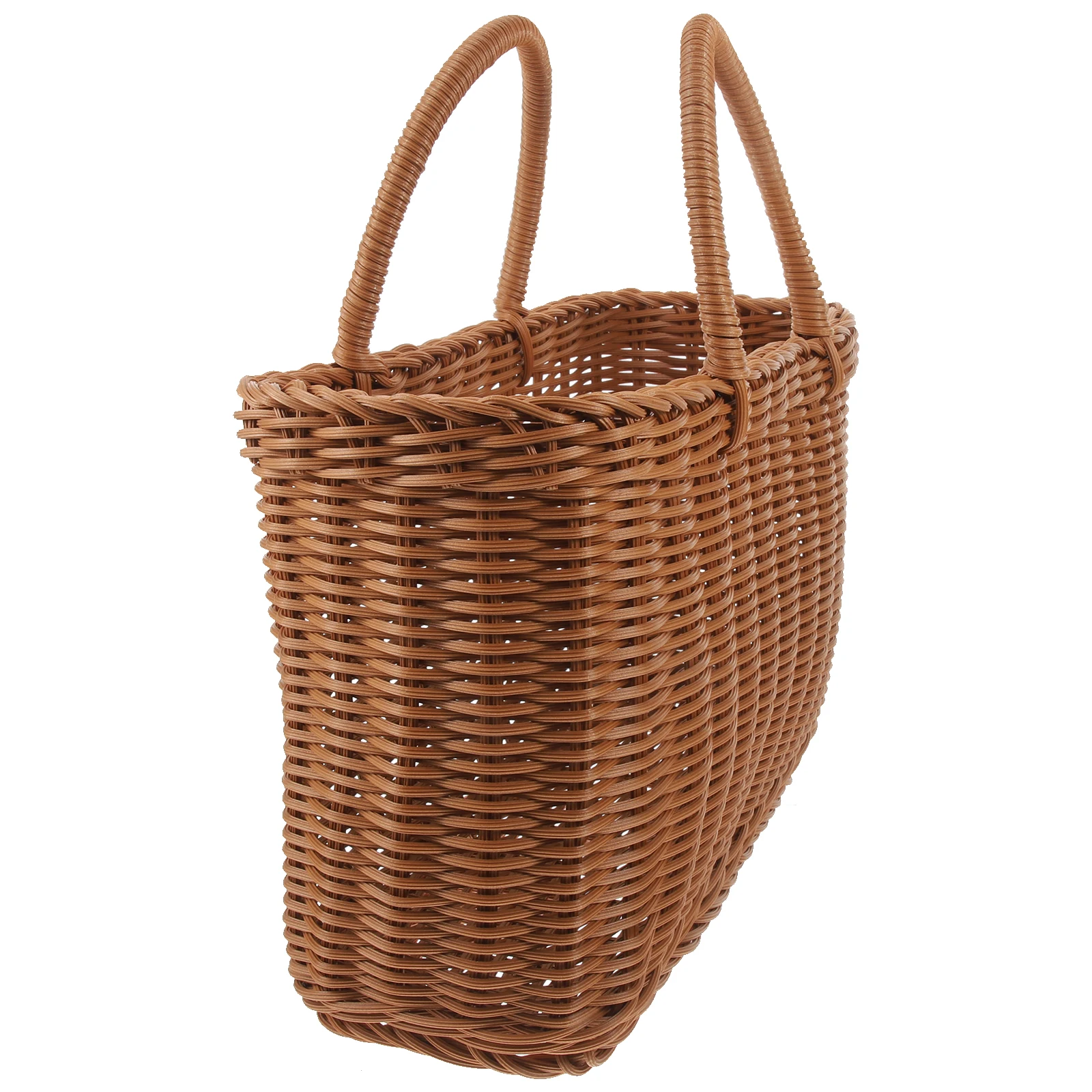 

Outdoor Picnic Basket 31x22x21cm Plastic H woven H Storage Gathering Large Kids Woven Shopping Home