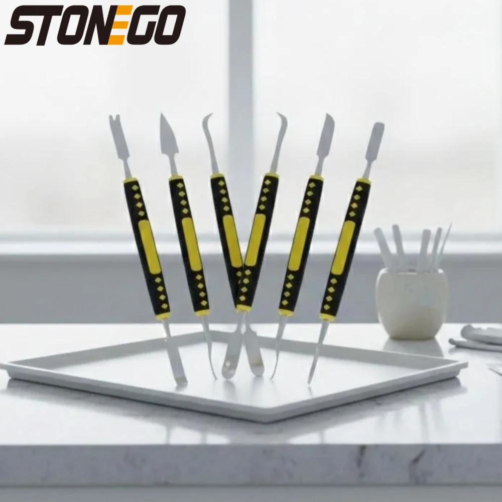 

Набор из 6 металлических инструментов для вскрытия: для ремонта мобильных телефонов, планшетов, ноутбуков. Ручные электронные инструменты для открытия корпусов. Прочные ручные инструменты для ремонта.