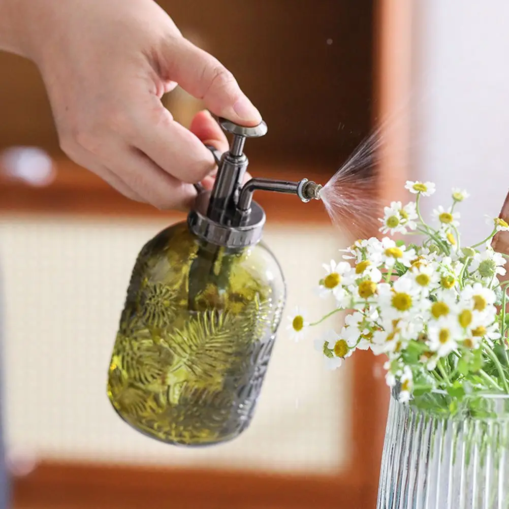

Watering Can Pot Plant Spray Bottle Pattern Flower Indoor for Plants
