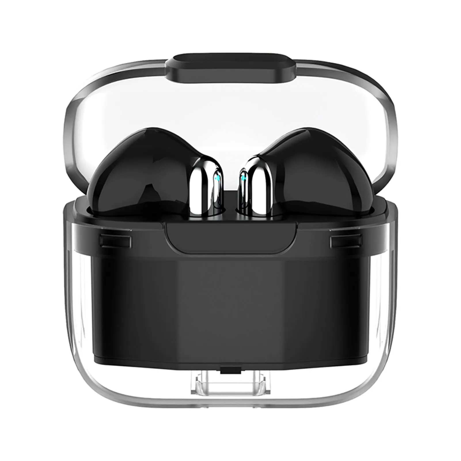 Professional Language Translator Earbuds Bluetooth 5.3 Support 144 Languages Wireless Translator Earphone with Transparent Case
