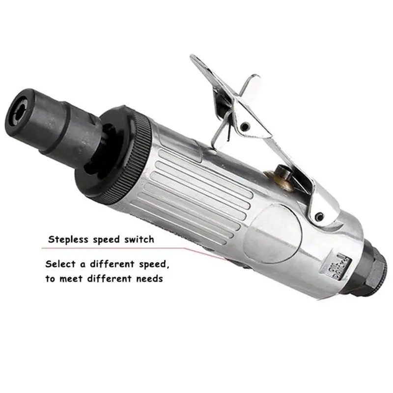 A93E-Air Die Grinder, 1/4 Inch, 25, 000 RPM Free Speed, 1/4 Inch And 1/8 Inch Collet, Mini And Compact Size Design, Polishing To