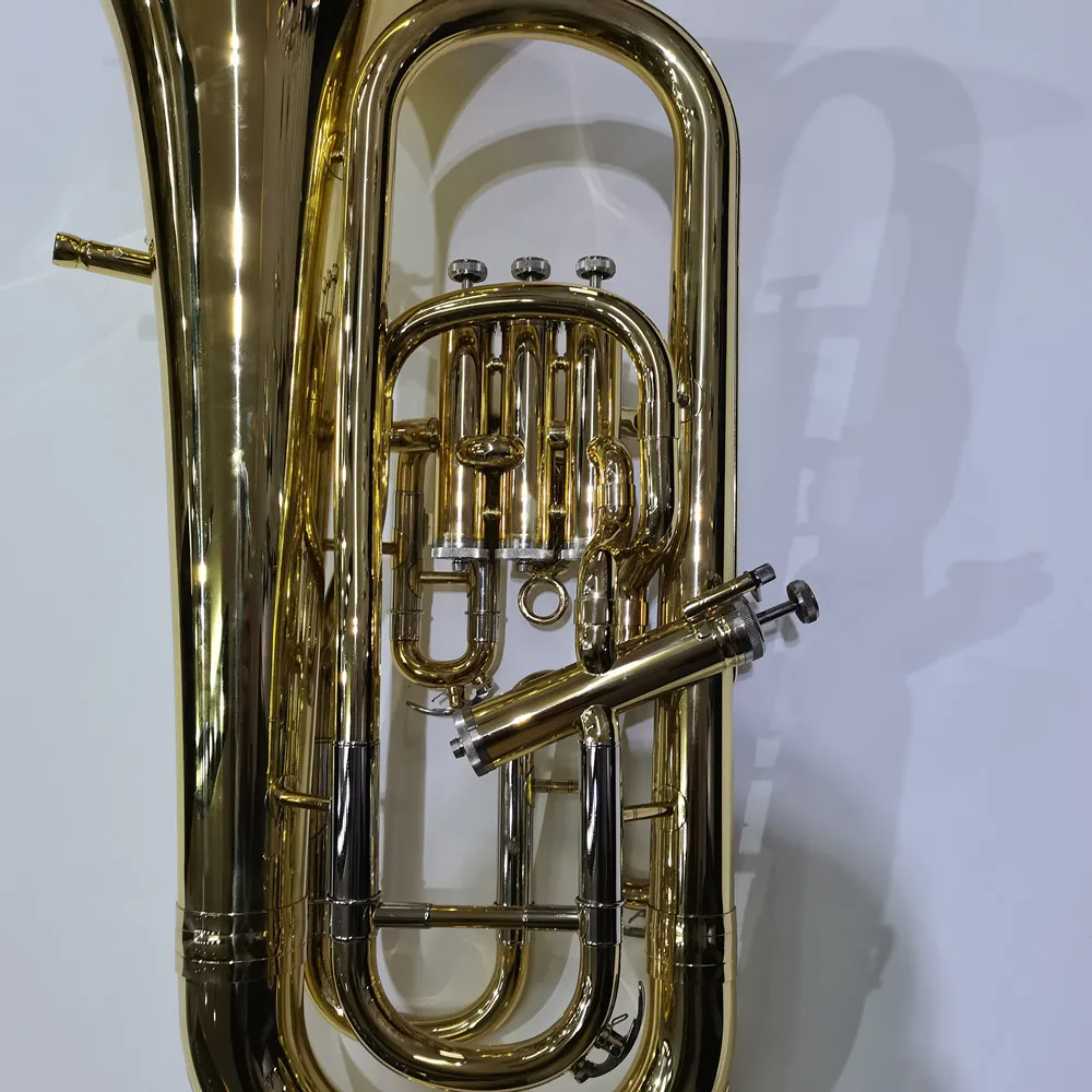 3+1 คีย์ Professional Bb Euphonium สําหรับเครื่องดนตรีทองเหลือง