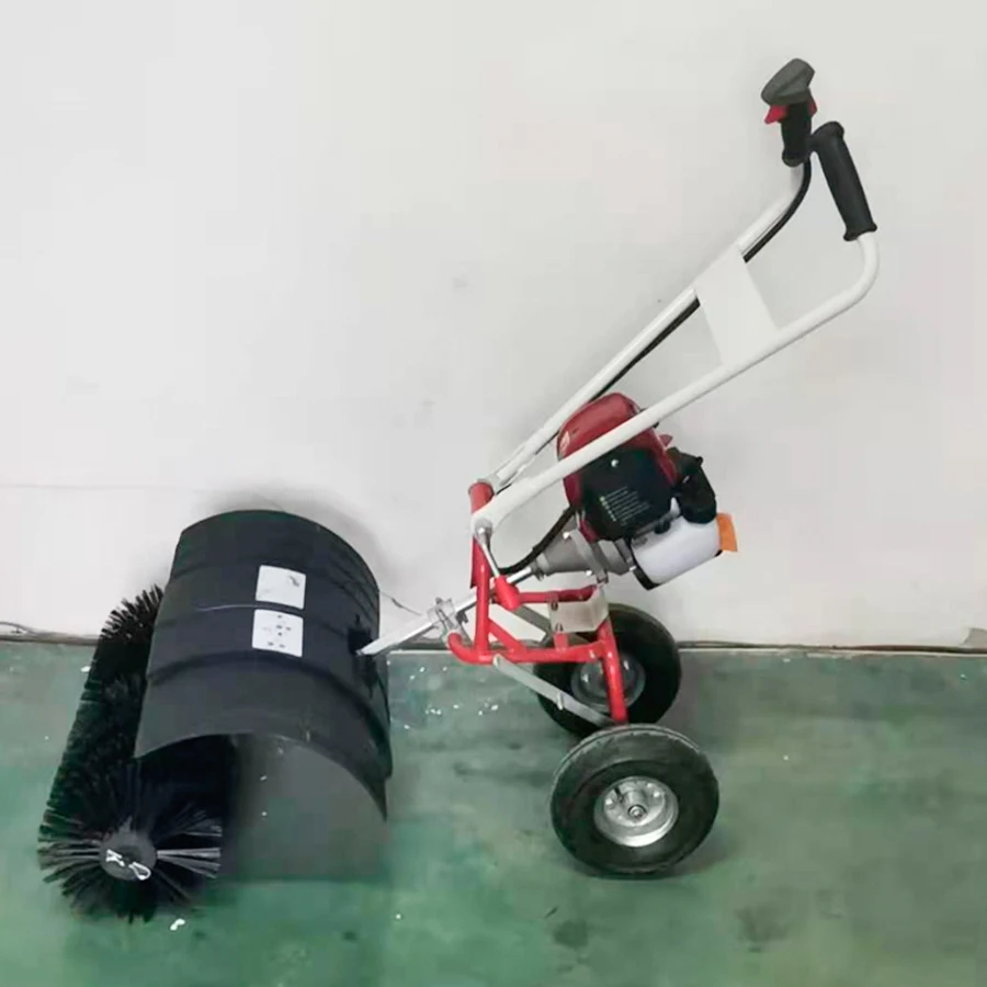 Grass Handheld Sweeper Engine Motor Pump Artificial Turf Broom Turf Brush Artificial Grass Lawn Sweeper High