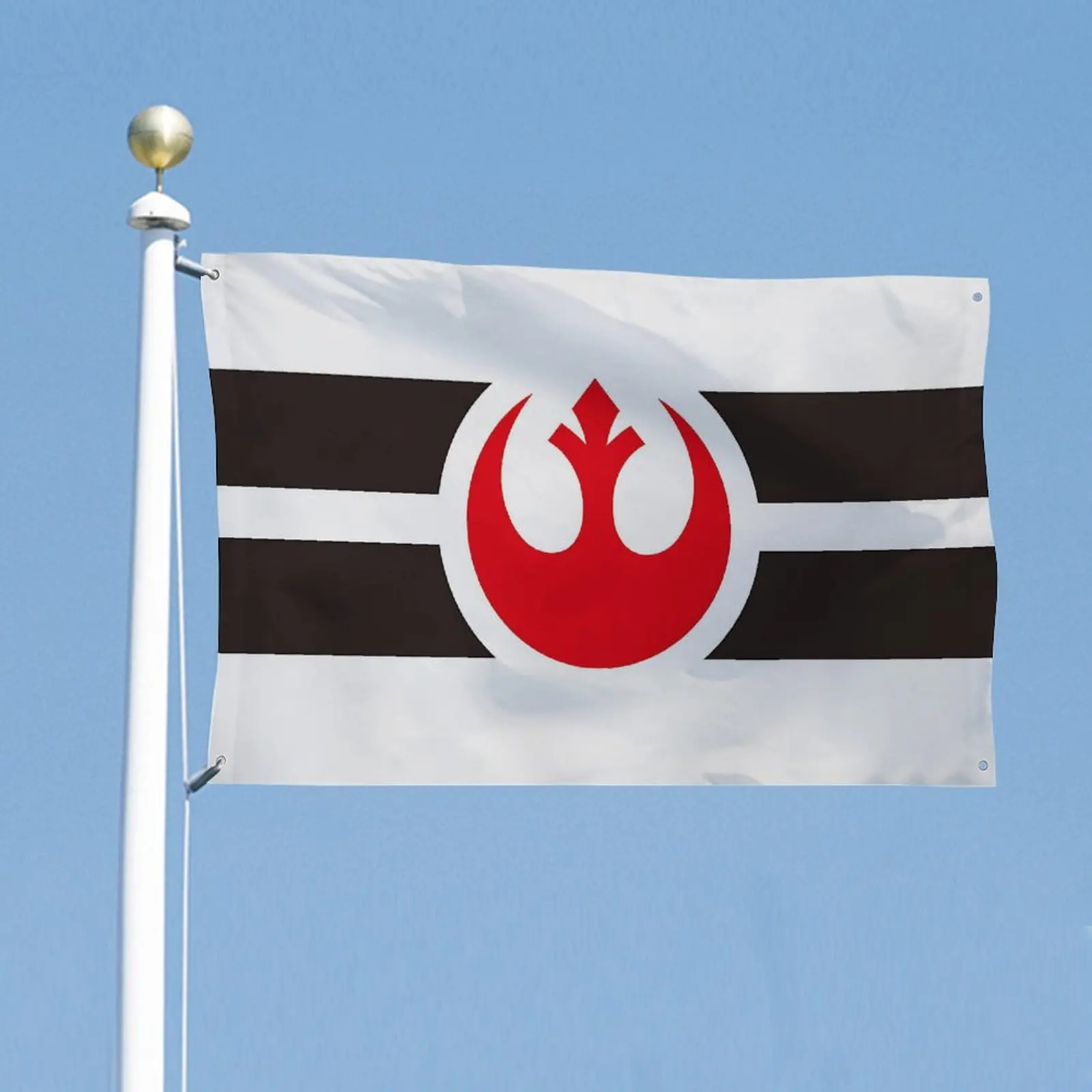 3x5Ft Large Rebel Alliance Flag Banner Indoor Outdoor Room Man Cave Decoration Tapestry Custom Flags for Bedrooms Flaga Garage