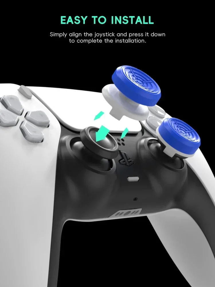 DATA FROG Galaxy High Rise FPS Ergonomic Thumb Grips Analog Stick Caps For Game Controller Accessories view 2