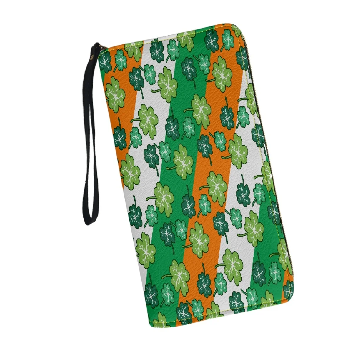 

Belidome Saint Patrick's Day Wristlet Clutch Cell Phone Wallet for Women PU Leather Card Holder Multi Card Organizer Wallets