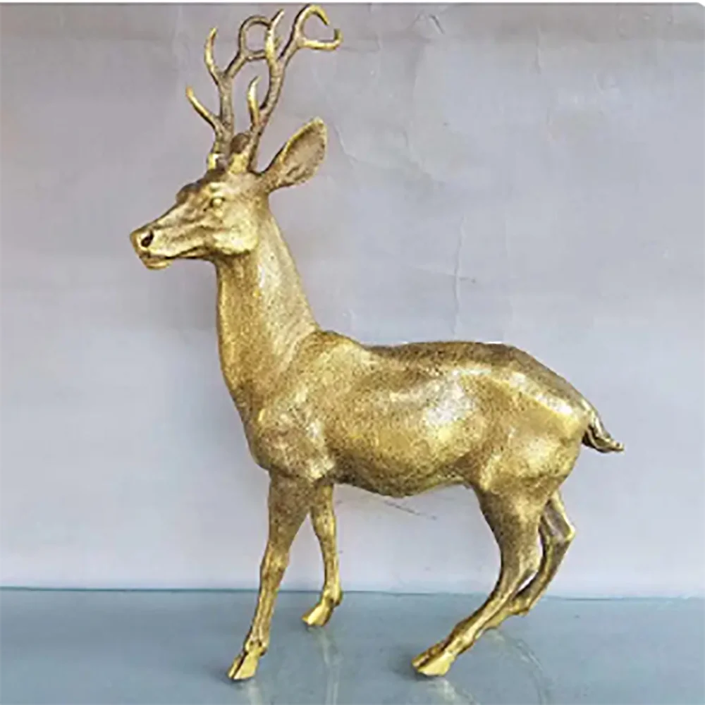 

Отделка из чистой меди, олень цветущего сливы, все, чтобы заработать деньги, удачу, удачу, бизнес