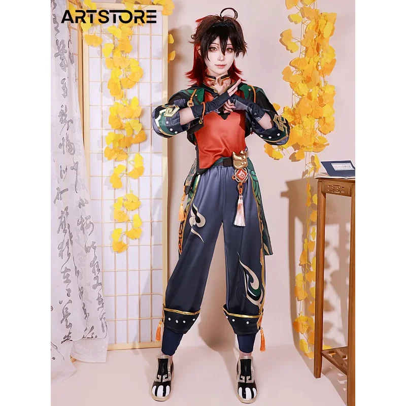 Game GenshinImpact Gaming Cosplay Costume Role Play Comic With Hallowmas Party Wigs Anime Prop