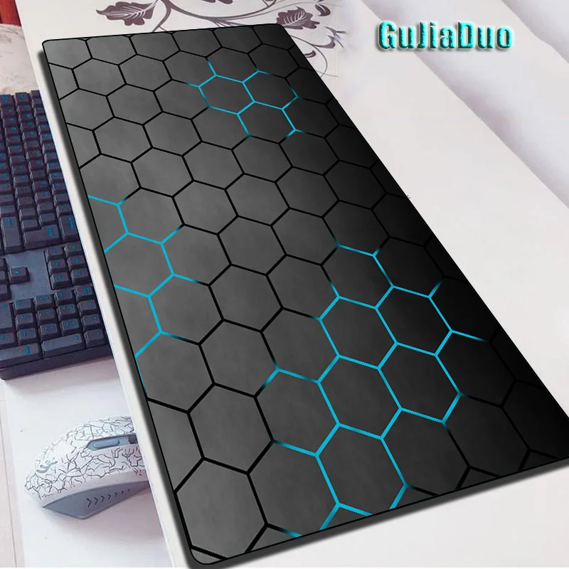 

GuJiaDuo Gamer Art Regular Pattern Large Mouse Pad Laptop Table Pad Non-slip Waterproof Desk Mat Gaming Room Accessories Carpet