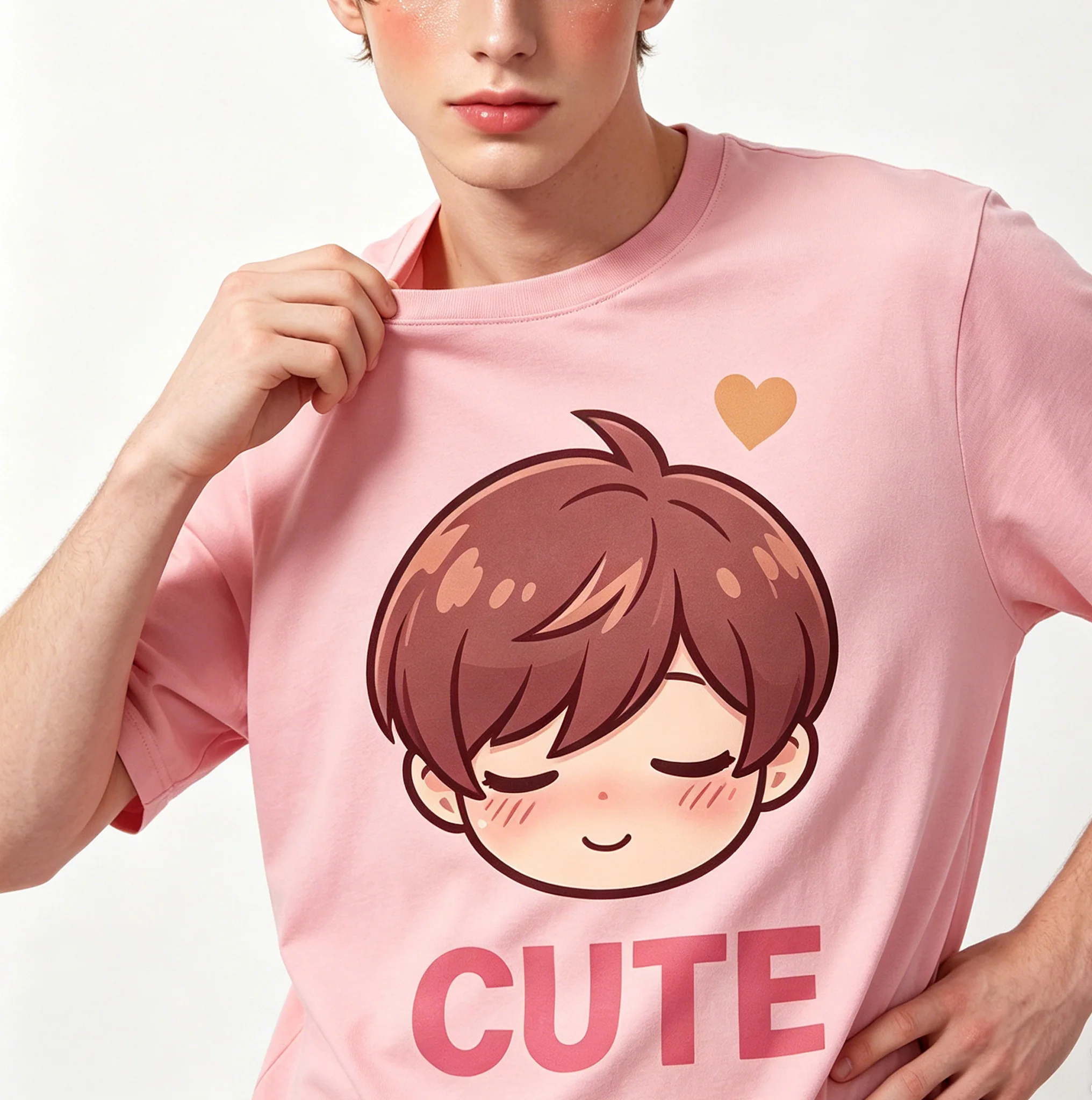 LGBT Crossdresser Black Chastity Keyholder Tee Owned Caged Pet Boy Feminine Twink Sissy Pastel Street Top
