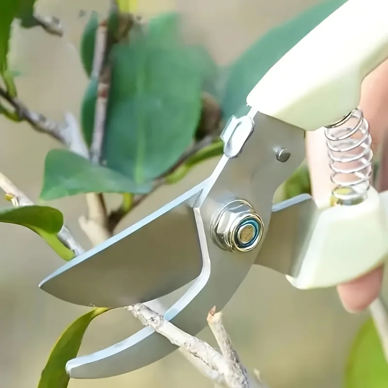 Multifunctional Stainless Steel Fruit Picking Shears Tree Pruning Shears Flower Grafting Gardening Scissors