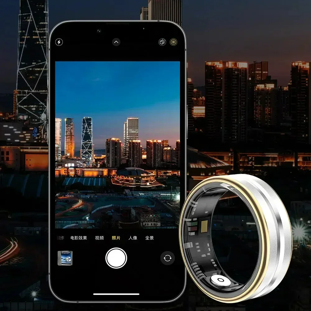 

Новое многофункциональное здоровое умное кольцо, мониторинг сердечного ритма, кислорода в крови, сна, управление фотографией, спортивное цифровое кольцо для мужчин и женщин