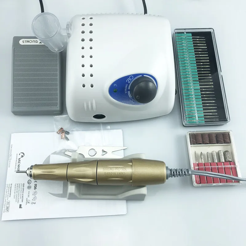 BTLAAOVE-Micromotor saeshin 45000 para laboratorio Dental, pieza de mano de alta velocidad para pulido, 210 rpm, 105 PRO, 210, 105L, CE