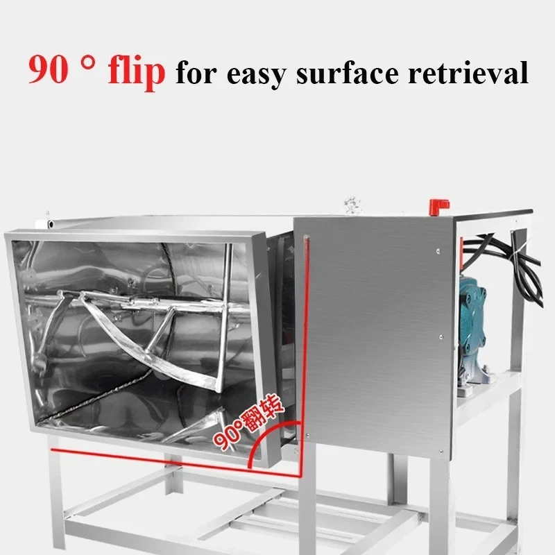 Stirring Mixer Suitable Pasta Bread Dough Kneading Capacity 25KG Flour Mixing Machine