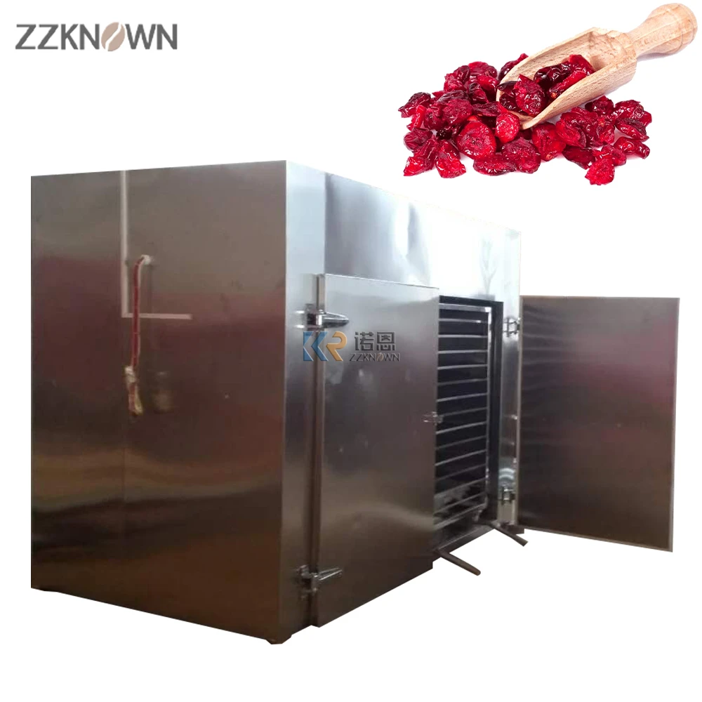 Máquina secadora de frutas, secadora de aire vegetal, deshidratador de carne, deshidratador de setas, 104 bandejas, alta eficiencia