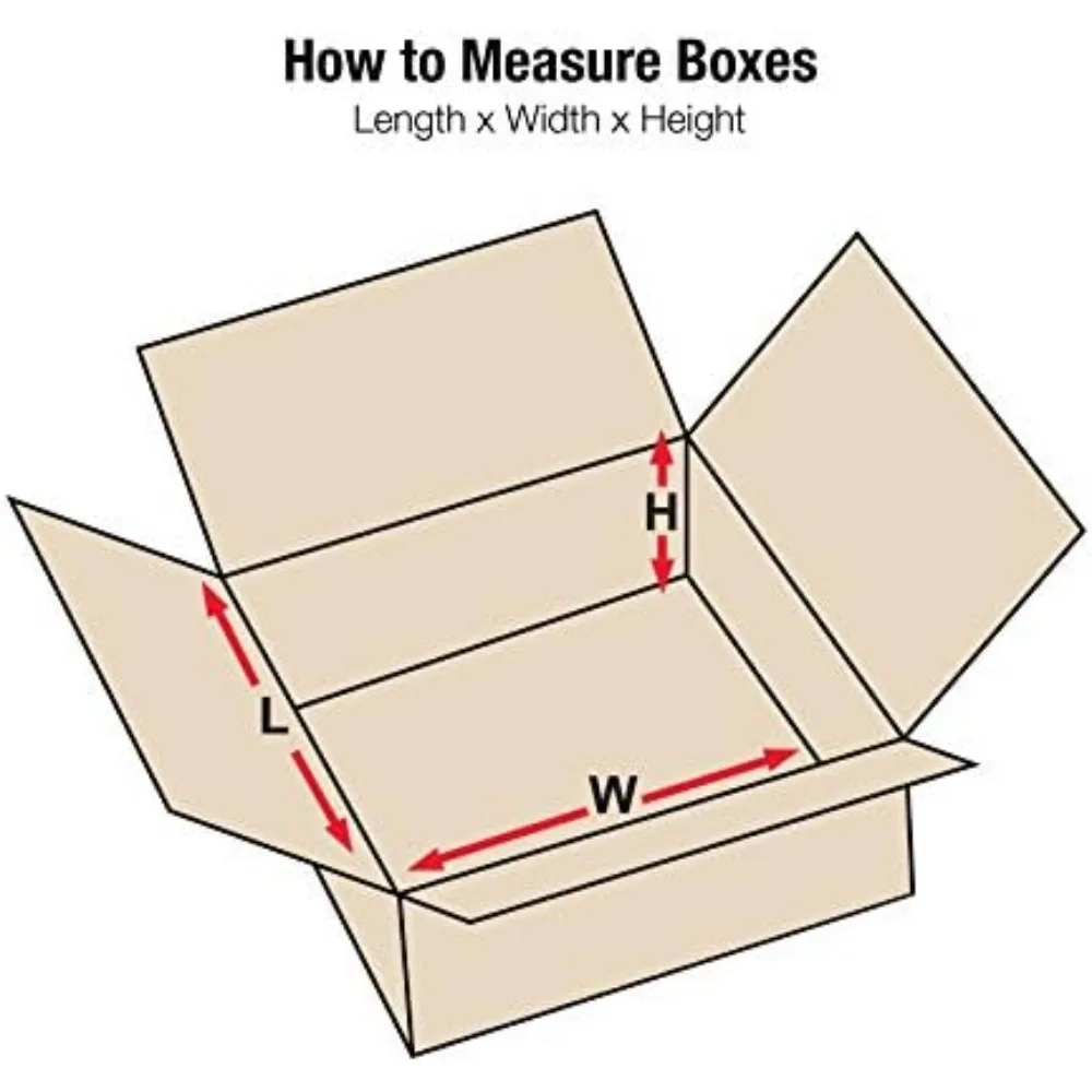 Гофрированные плоские коробки 22x10x6 дюймов, упаковка из 25 шт., транспортировочная упаковка, движущиеся коробки для хранения для домашнего или делового использования