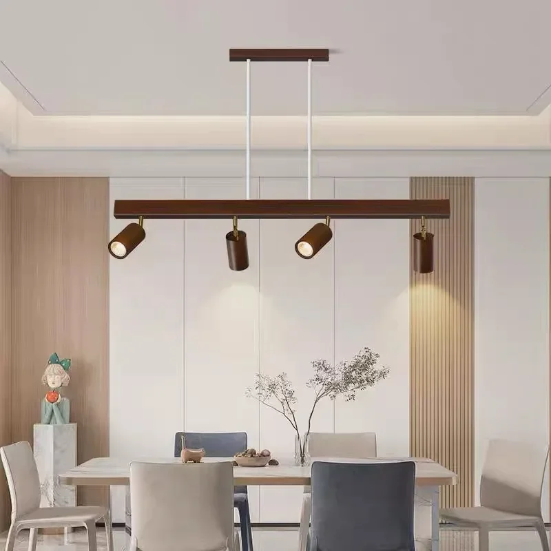 

Retro Nordic Solid Wood Pendant Light For Dining Room Living Room Kitchen Restaurant Bar Counter Island Home Lighting Decoration