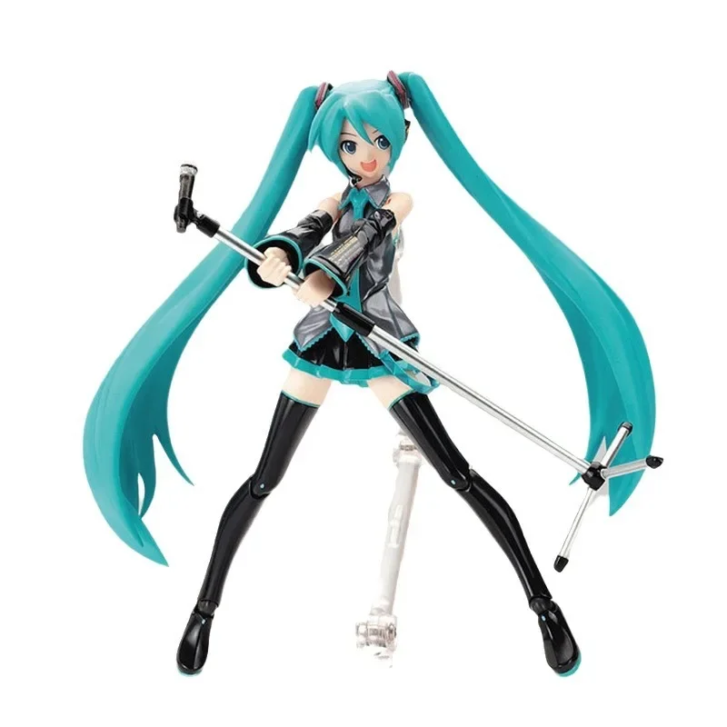 15CM Hatsune Miku rysunek Model akcji dekoracja lalki z kreskówek ozdoba kolekcja zabawek prezent prezent Ins Kawaii śliczne Anime piękny