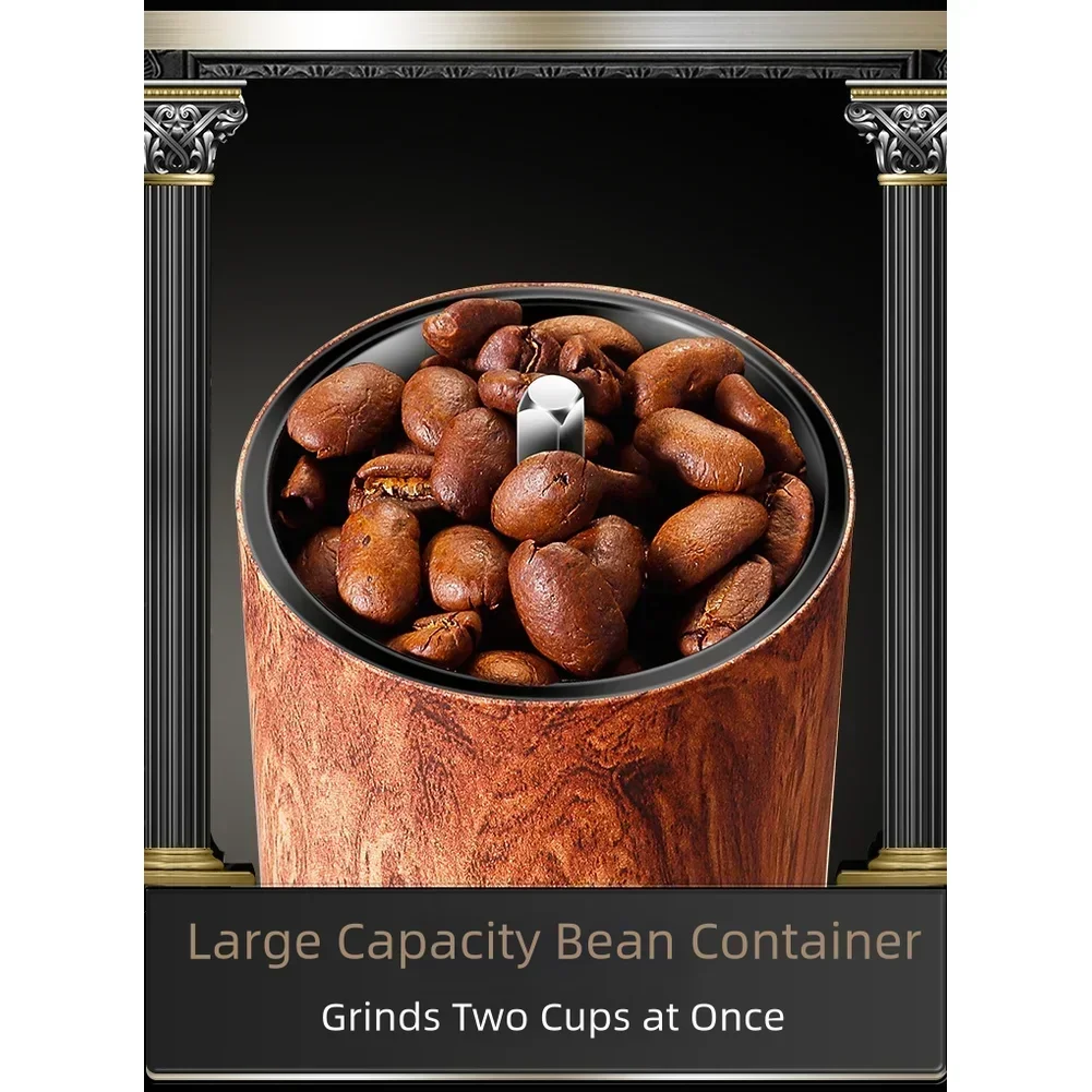 

Coffee Machine 304 Stainless Steel Hand Crank Coffee Grinder Five Adjustable Grind Levels Portable Grinding Core Coffee Machine