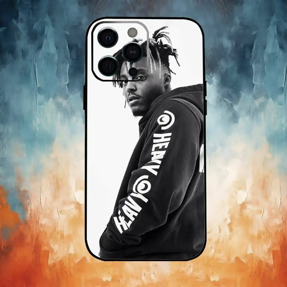 Casing Ponsel Singer J-Juice W-WRLD Untuk iPhone17,16,15,14,13,12,11 Plus,Pro Max Soft Black Cover