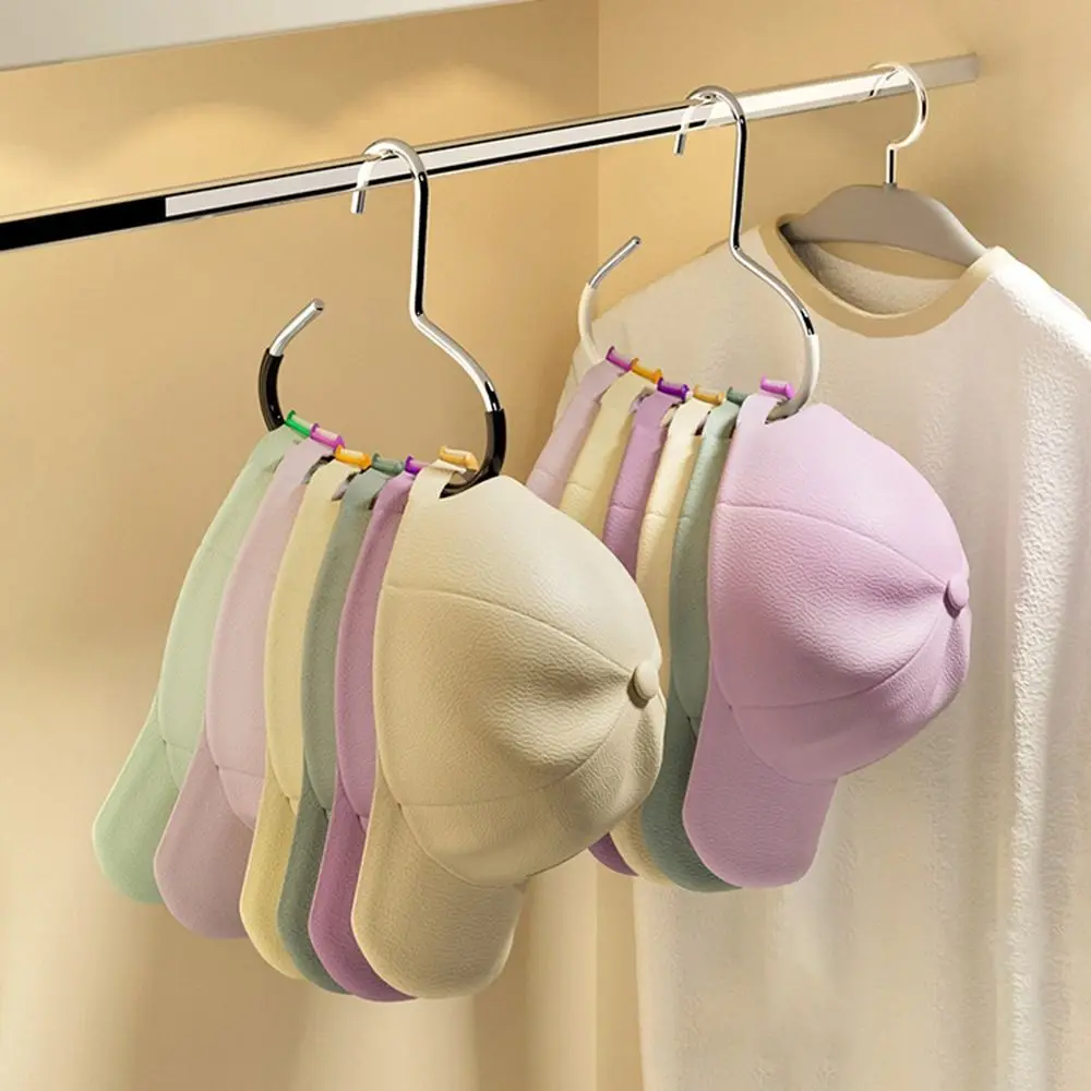 Durable Circle Ring Hat Hanger Non-marking Non-slip Scarf Towel Tie Hanging Rack Hat Display Racks