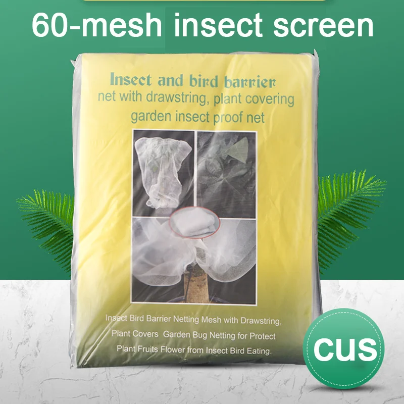 Agriculture Farming Net - Filet anti-insectes respirant 60 mailles, épais,