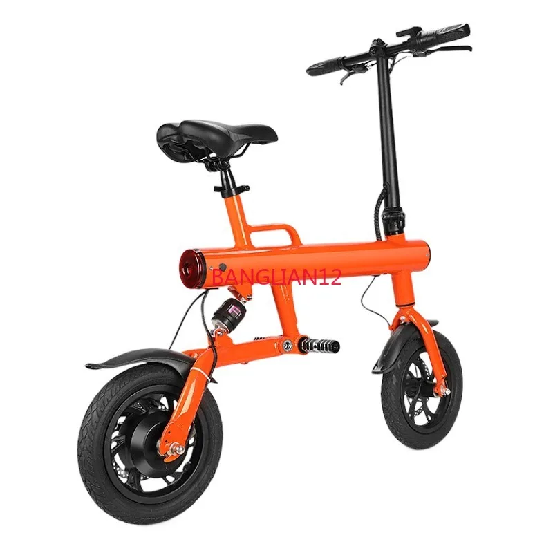 

12 inch small power-assisted mini folding electric bicycle
