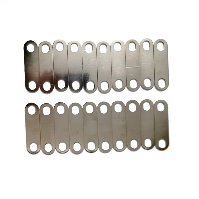 New-20Pc LTO Bus Bars Connector Posts Straps Clips 65Mm Hole Central Pitch Oval Hole For Yinlong 66160 Lithium Titanate Cell